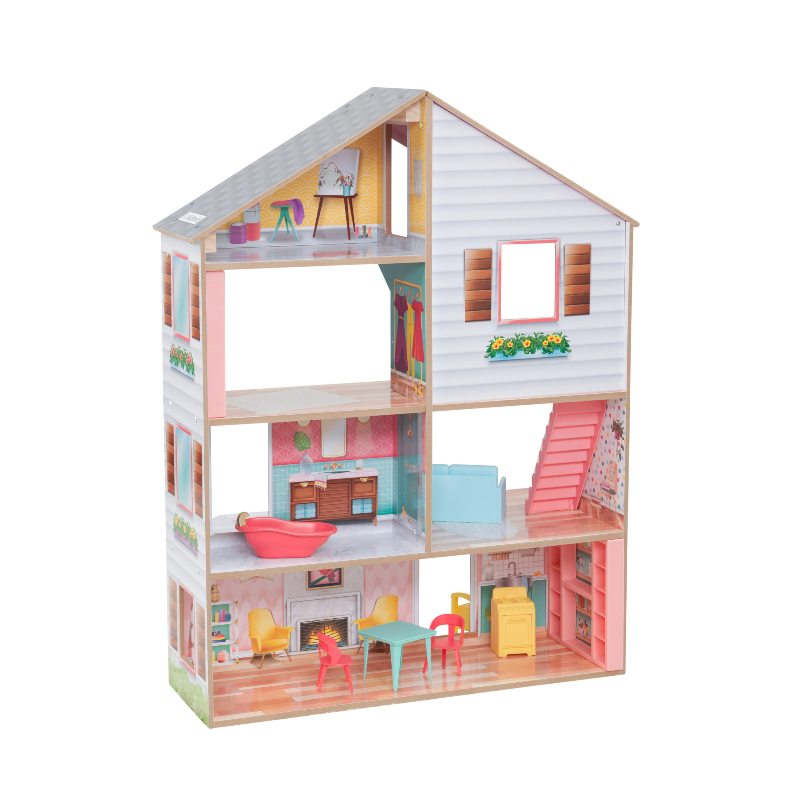 KidKraft Charlie Dollhouse Toy Dubai (Toys MENA LLC)