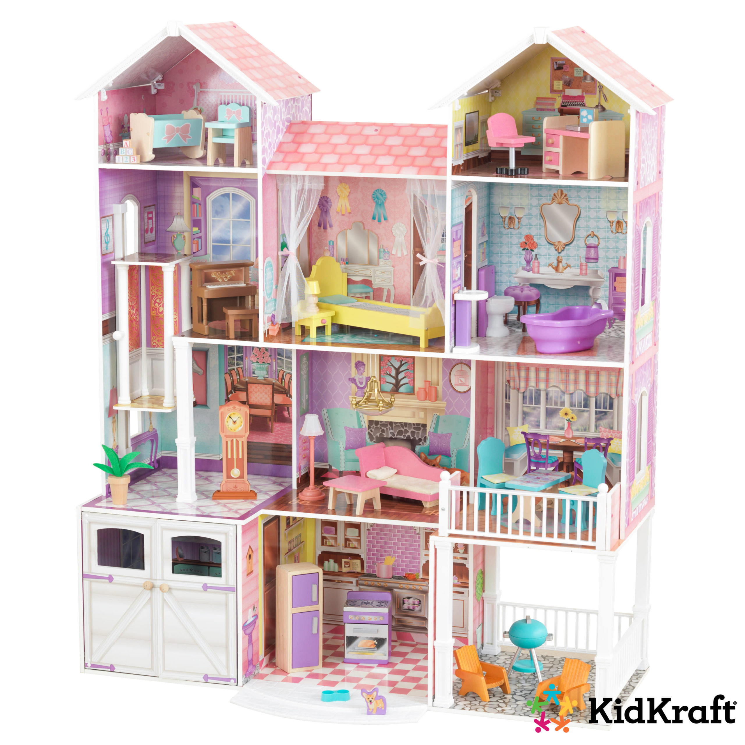 Kidkraft Country Estate Dollhouse Toy Dubai (Toys MENA LLC)