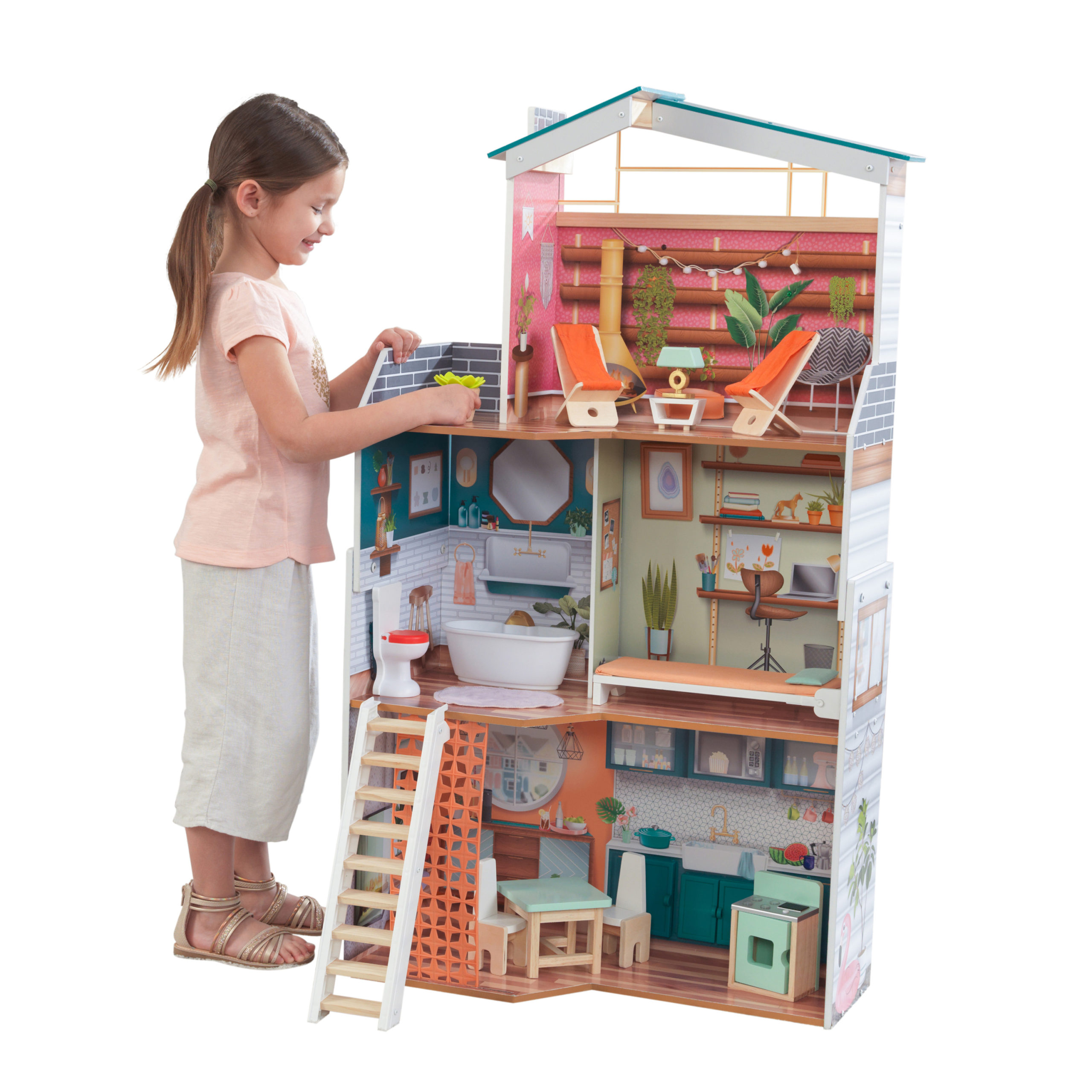 Marlow Dollhouse with EZ Kraft? Assembly Toy Dubai (Toys MENA LLC)