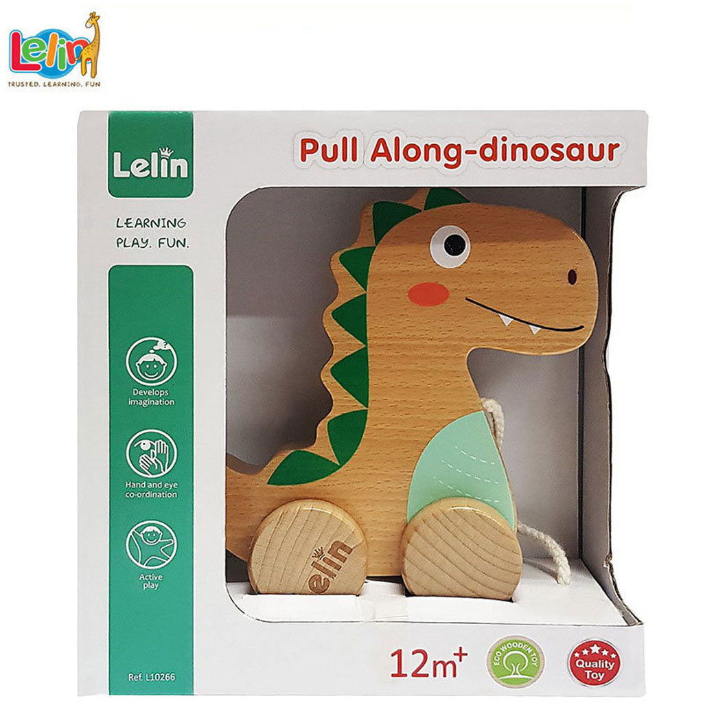 Lelin Pull Along Dinosaur Toy Dubai (Toys MENA LLC)