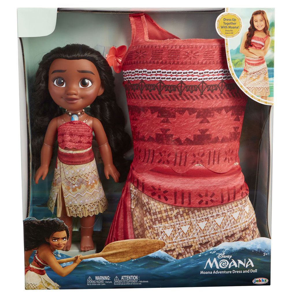 Dprincess Moana Doll+Dress Edition Toy Dubai (Toys MENA LLC)