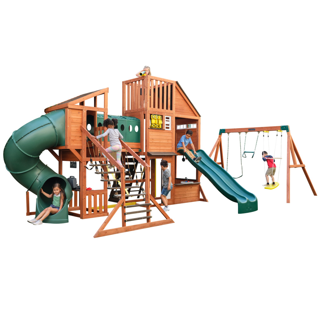 Kidkraft Outdoor Odyssey Swing Set Toy Dubai (Toys MENA LLC)