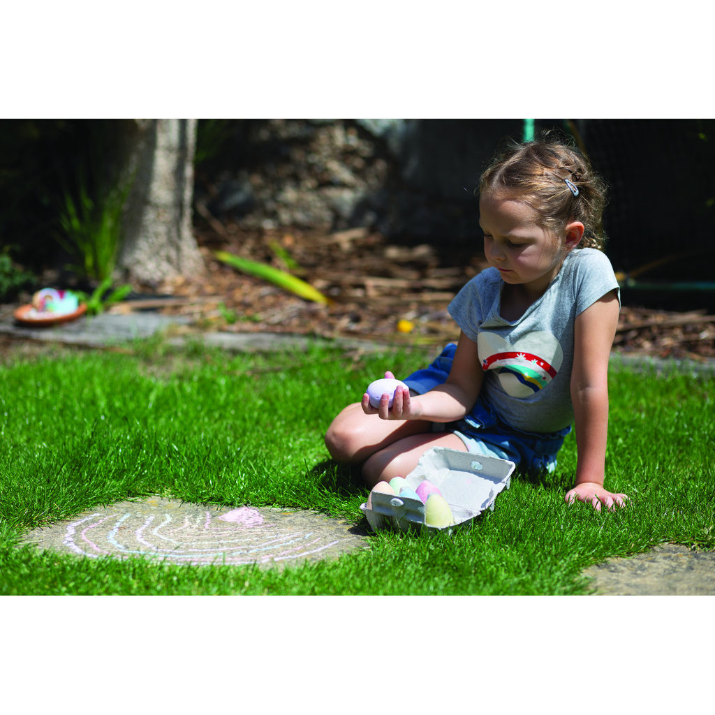 Bigjigs Box of Chalk Eggs Toy Dubai (Toys MENA LLC)