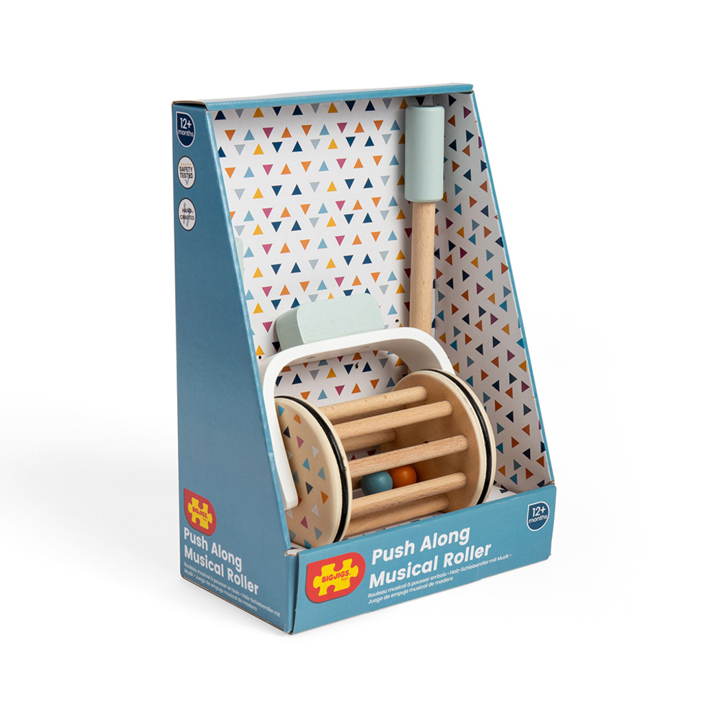 Bigjigs Push Along Musical Roller Toy Dubai (Toys MENA LLC)