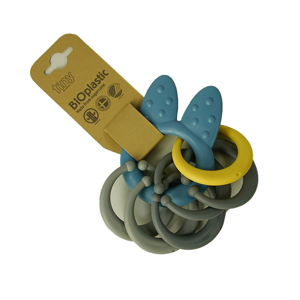 6017-6_-_Bioplastic_Tiny_Teether_Ring_Chain_-_Rabbit_(Blue)_(4)