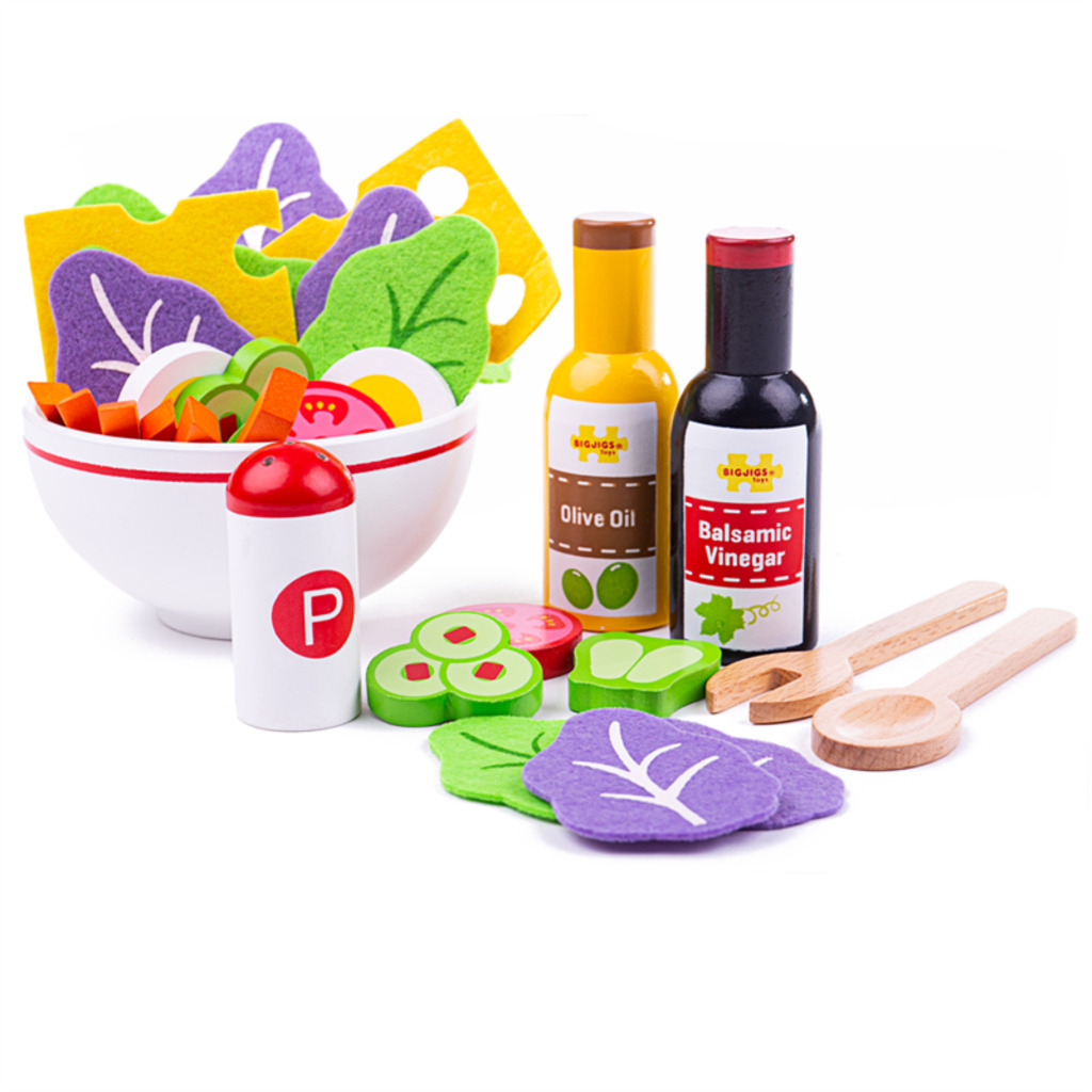 Bigjigs Salad Set Toy Dubai (Toys MENA LLC)