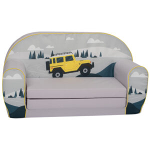 Delsit Double Sofa Yellow Jeep