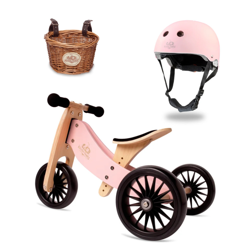 Toddler Tricycle + Basket + Helmet Rose Toy Dubai (Toys MENA LLC)