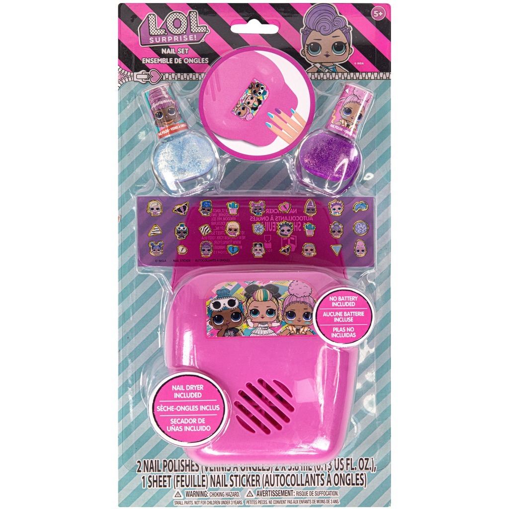 LOL Surprise! Townley Girl Mini Nail Polish Set with Role Play Nail