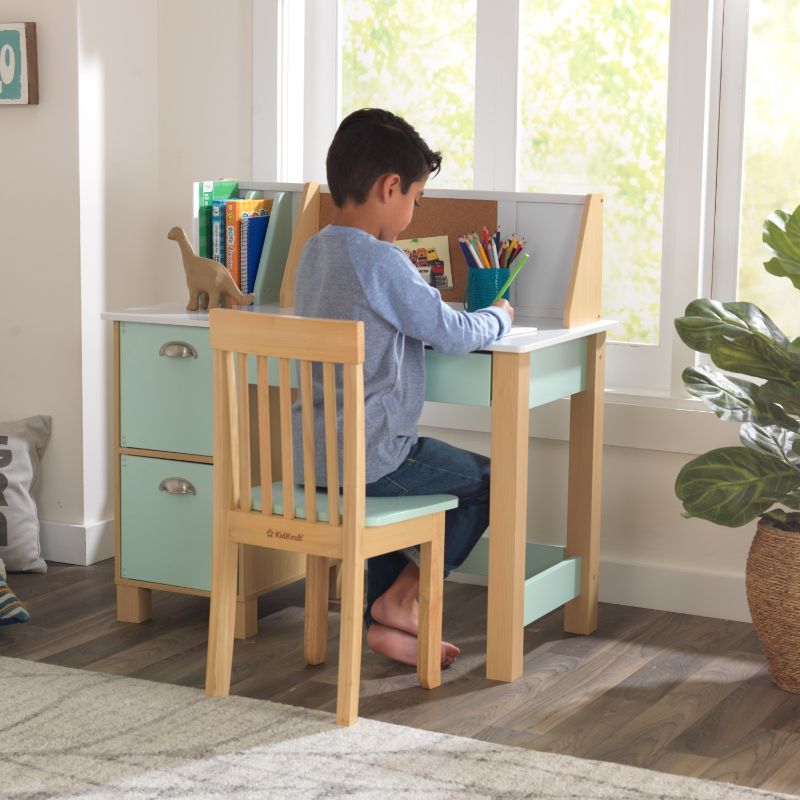 Kidkraft Study Desk with Chair Mint Toy Dubai (Toys MENA LLC)
