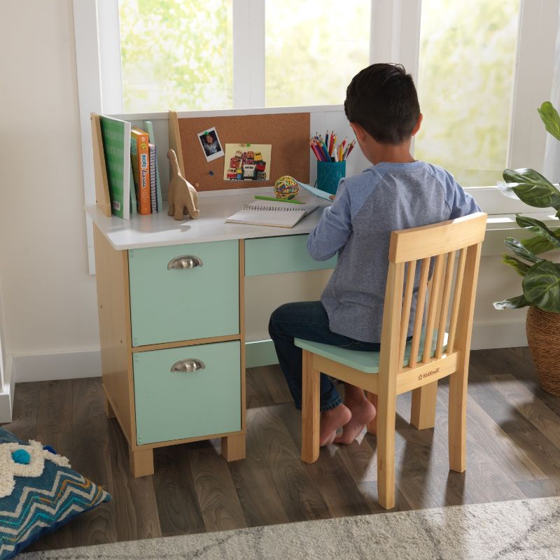 Kidkraft Study Desk with Chair Mint Toy Dubai (Toys MENA LLC)