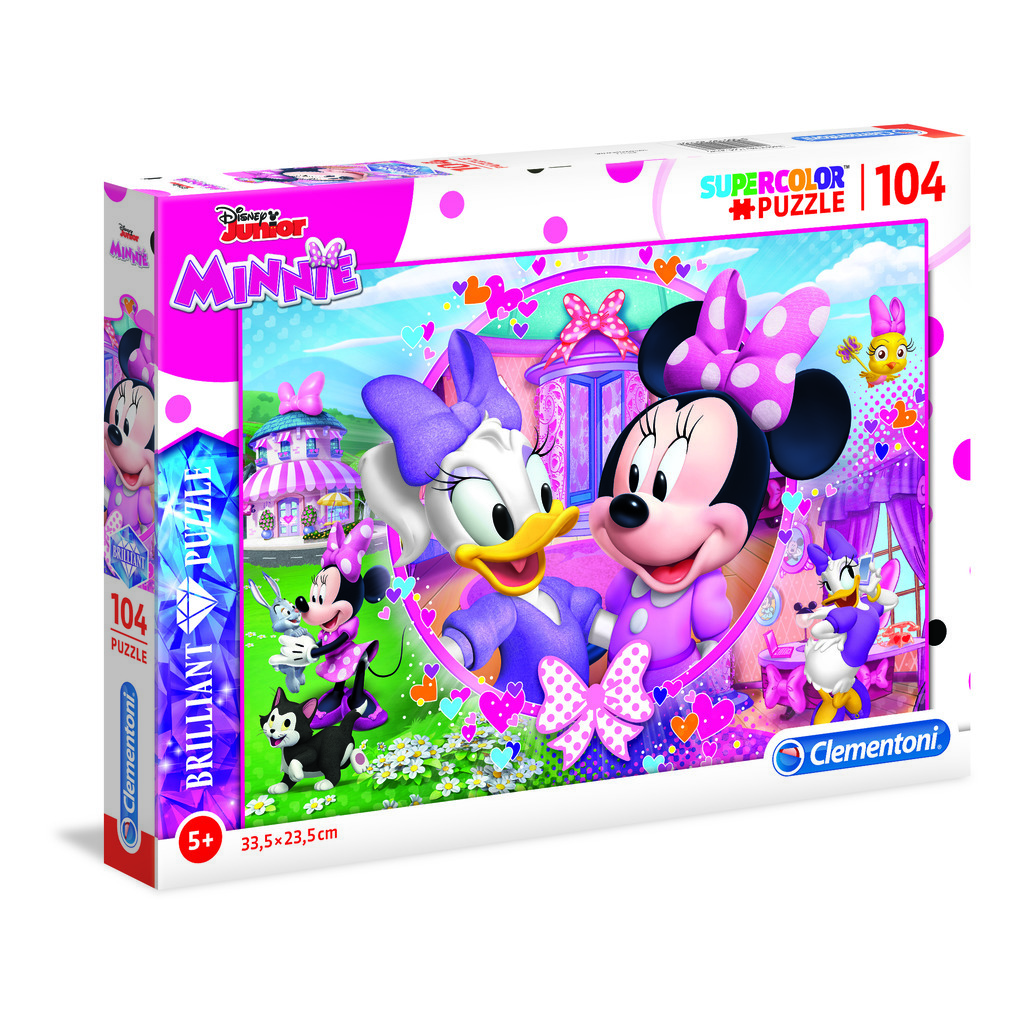 Clementoni Puzzle Brilliant Minnie 104 Pieces Toy Dubai (Toys MENA LLC)