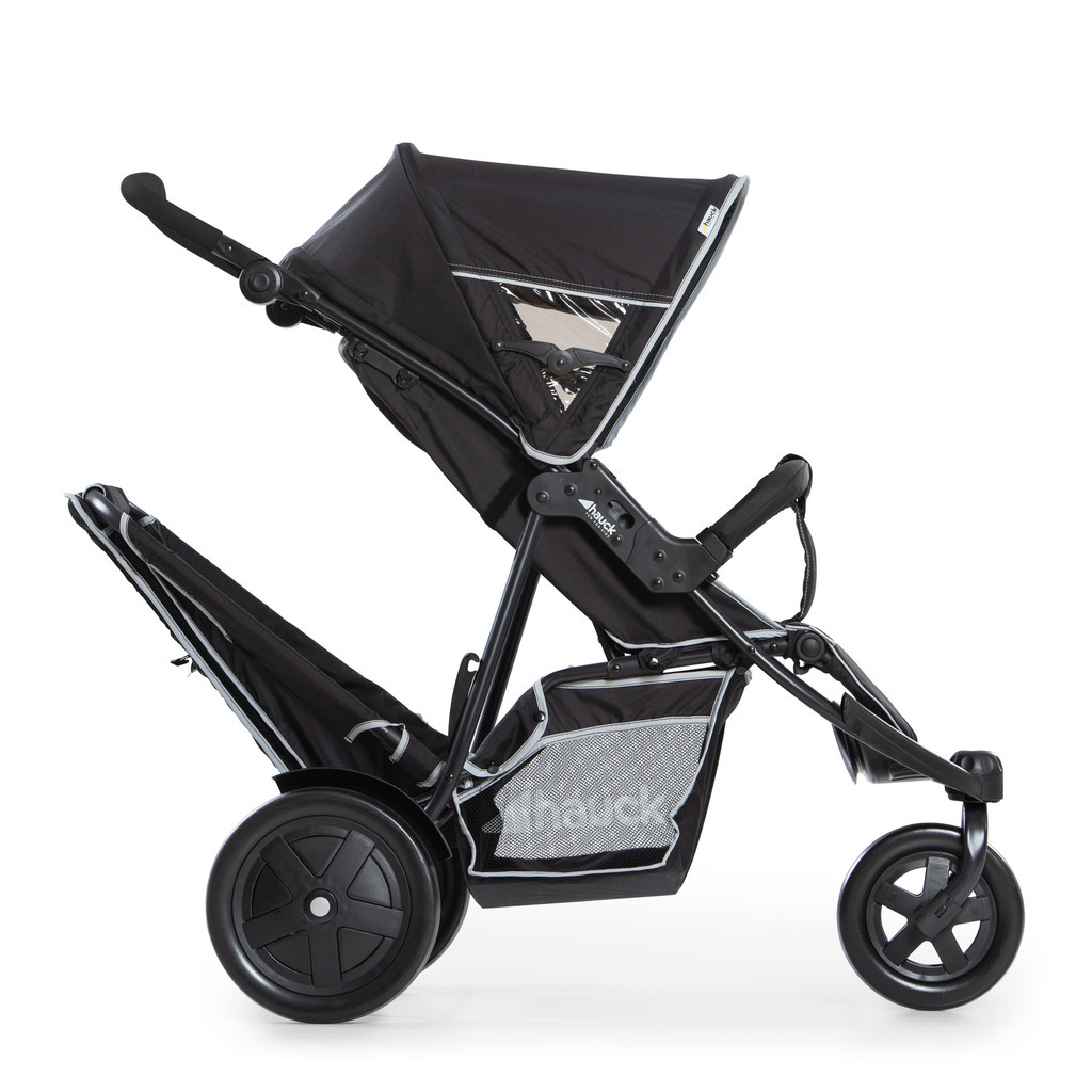 Hauck - double stroller Freerider - Black - Toy Dubai (Toys MENA LLC)