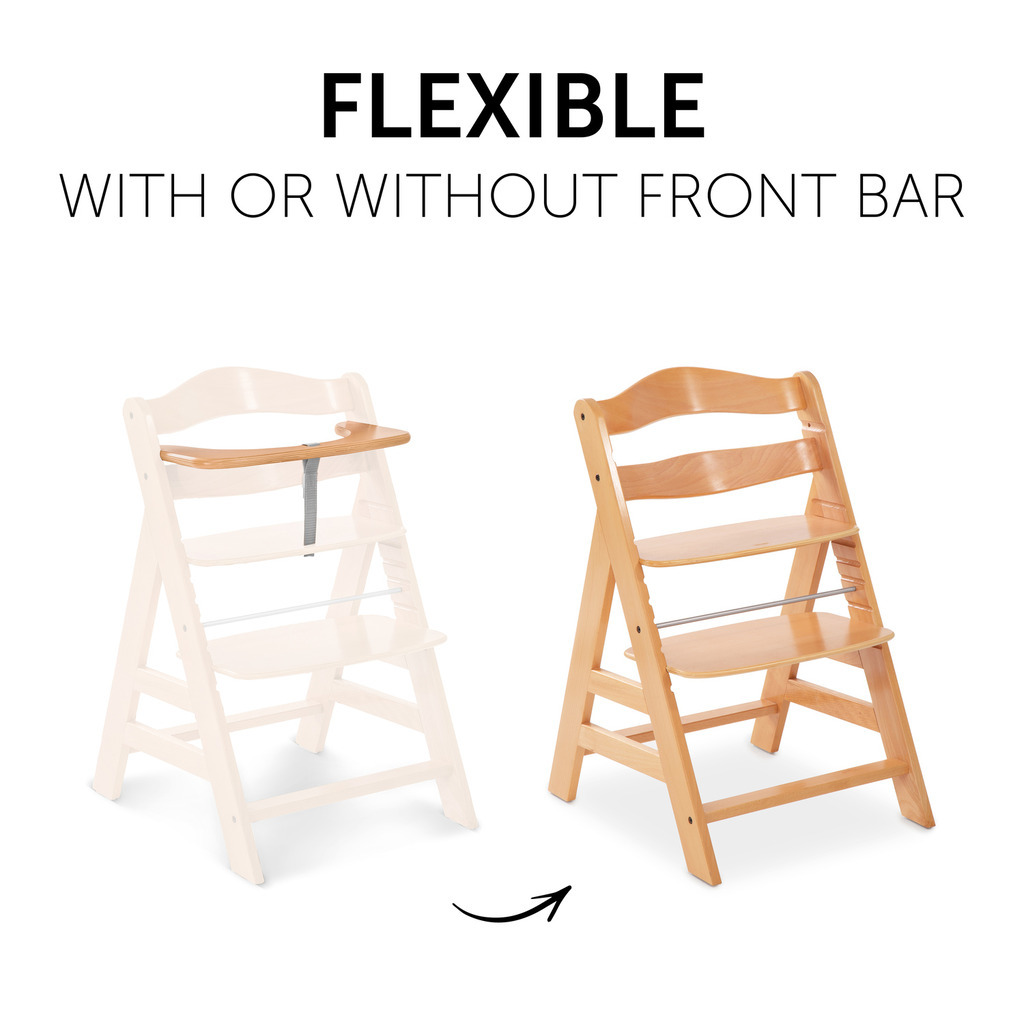 Hauck high chairs Alpha+ Natural Toy Dubai (Toys MENA LLC)