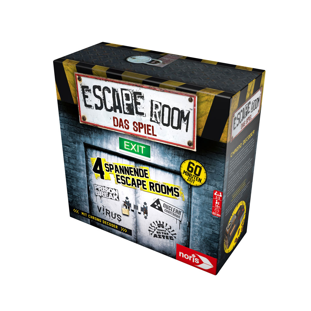 Noris Escape Room Secret Of The Scientist - Gioco Da Tavolo Cooperativo Con 3 Avventure Puzzle - Per Famiglie E Ragazzi Dai 14 Anni - 2
