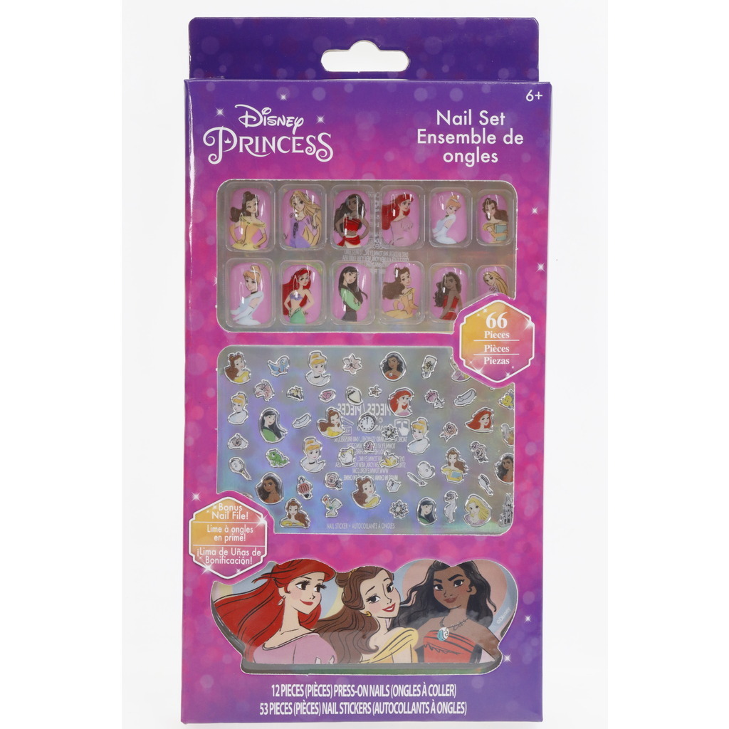 Disney Princess – DP4201GB – Townley Girl Nail Art Set 66-Pieces, for 3+ years