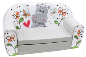 Sofa Bed Hippo Color Grey