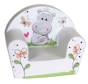 Arm Chair Hippo Color Grey