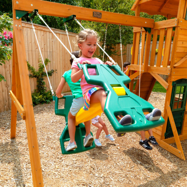 Kidkraft Ashberry Wooden Swing Set / Playset Toy Dubai (Toys MENA LLC)