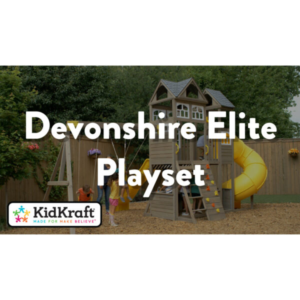 Kidkraft Devonshire Elite Swing Set / Playset Toy Dubai (Toys MENA LLC)