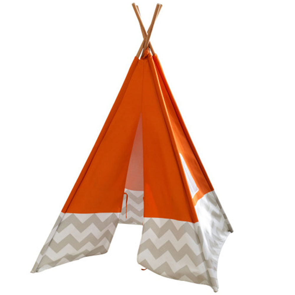 Kidkraft - Deluxe Play Teepee - Orange Kidkraft - Deluxe Play Teepee - Orange