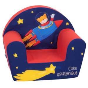 Delsit Arm Chair – Cute Astronaut Red