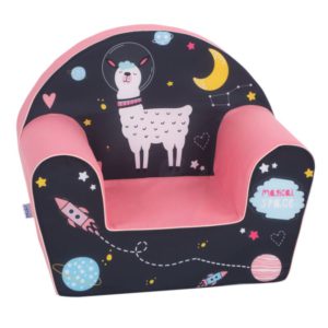 Delsit Arm Chair – Lama in Space Pink