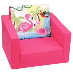 Delsit Single Sofa – Flamingos Pink