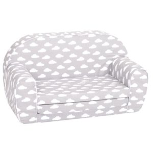 Delsit Sofa Bed – Grey with White Clouds