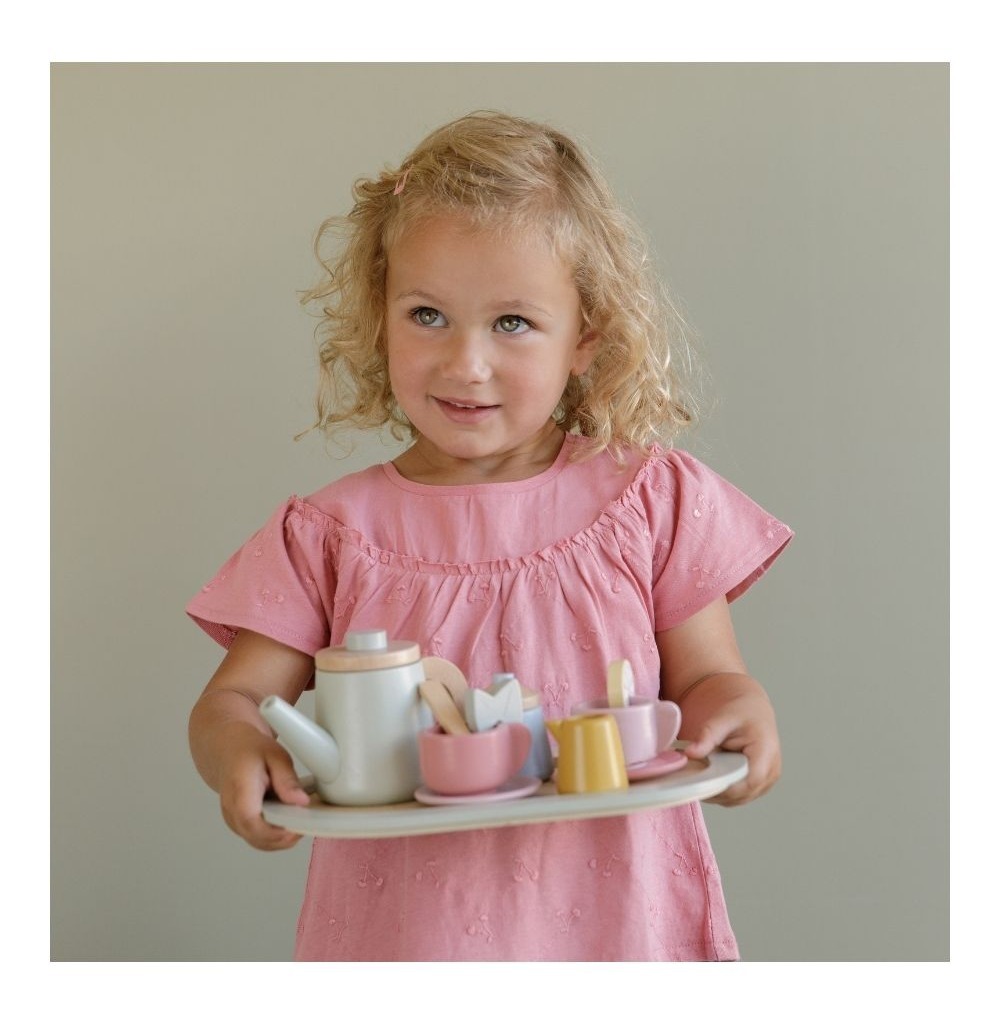Little Dutch Wooden Tea Service Set Toy Dubai (Toys MENA LLC)