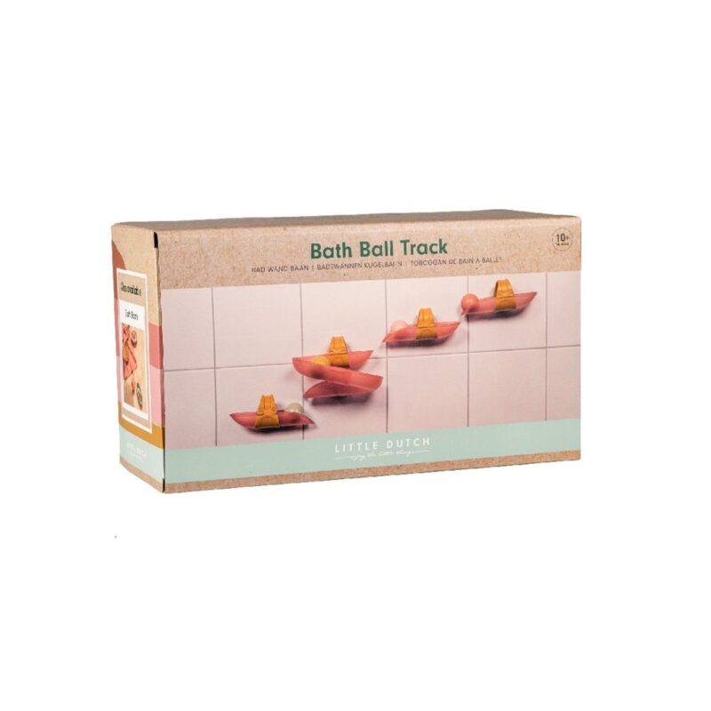 Little Dutch - Bathtub Waterway Ball Track Pink - Toy Dubai (Toys MENA LLC)