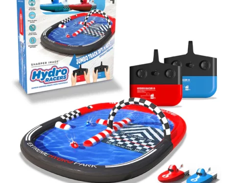 Sharper Image Remote Control Hydro Park Racers With Pool Aquatic Adventure Toy