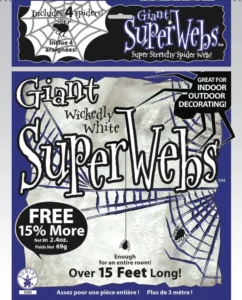 Rubie’s 2326 60 g Official Halloween Decoration White Spider Web (Large)