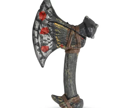Mad Toys Creepy Bloodstained Grey Bone Axe Halloween Costumes Accessory for Kids and Adults