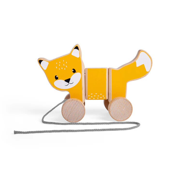 Bigjigs - Fox Pull Along - Toy Dubai (Toys MENA LLC)