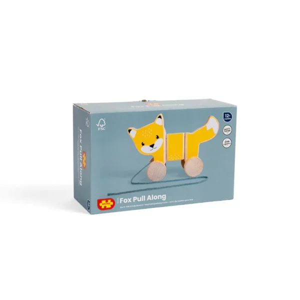 Bigjigs - Fox Pull Along - Toy Dubai (Toys MENA LLC)