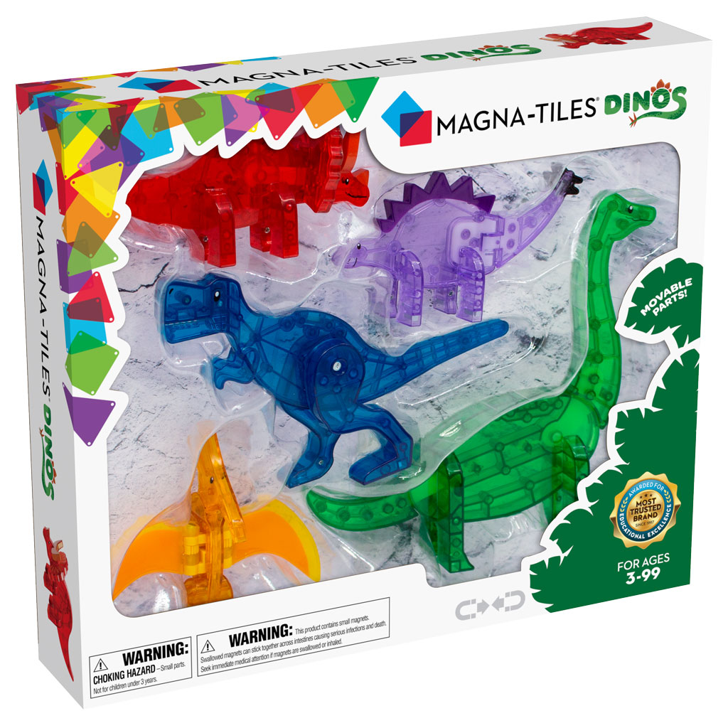 MAGNA-TILES® Dinos 5 Piece Set