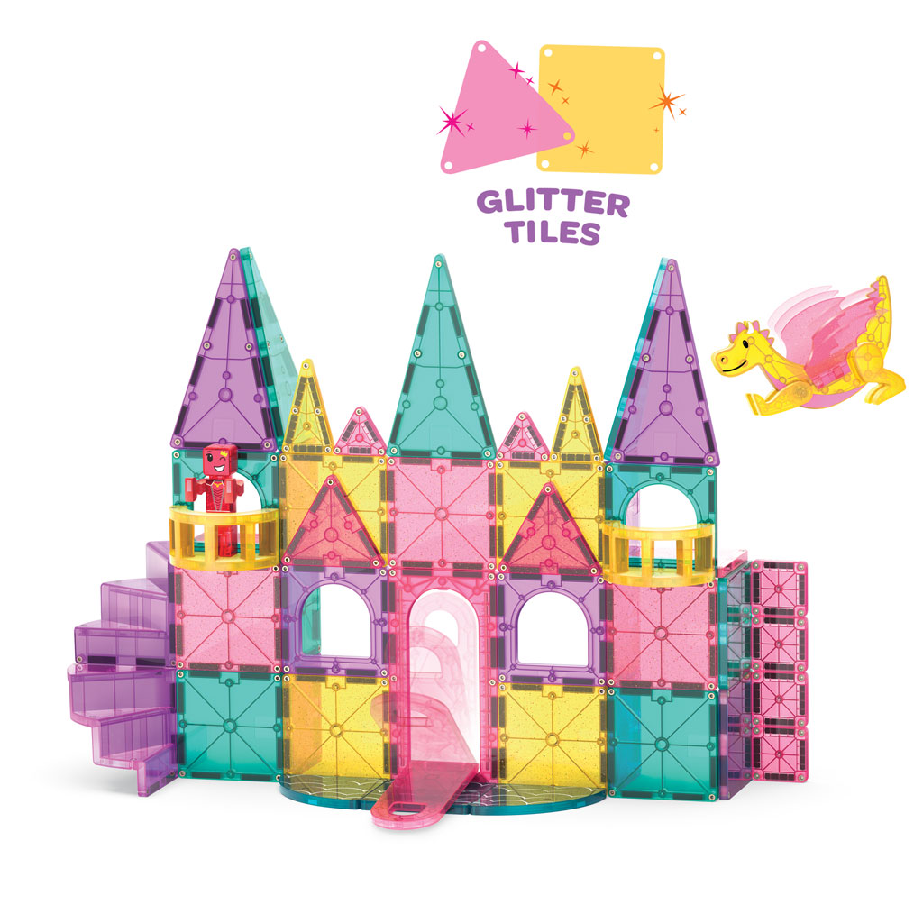 MAGNATILES® Castle DLX 48 Piece Set Toy Dubai (Toys MENA