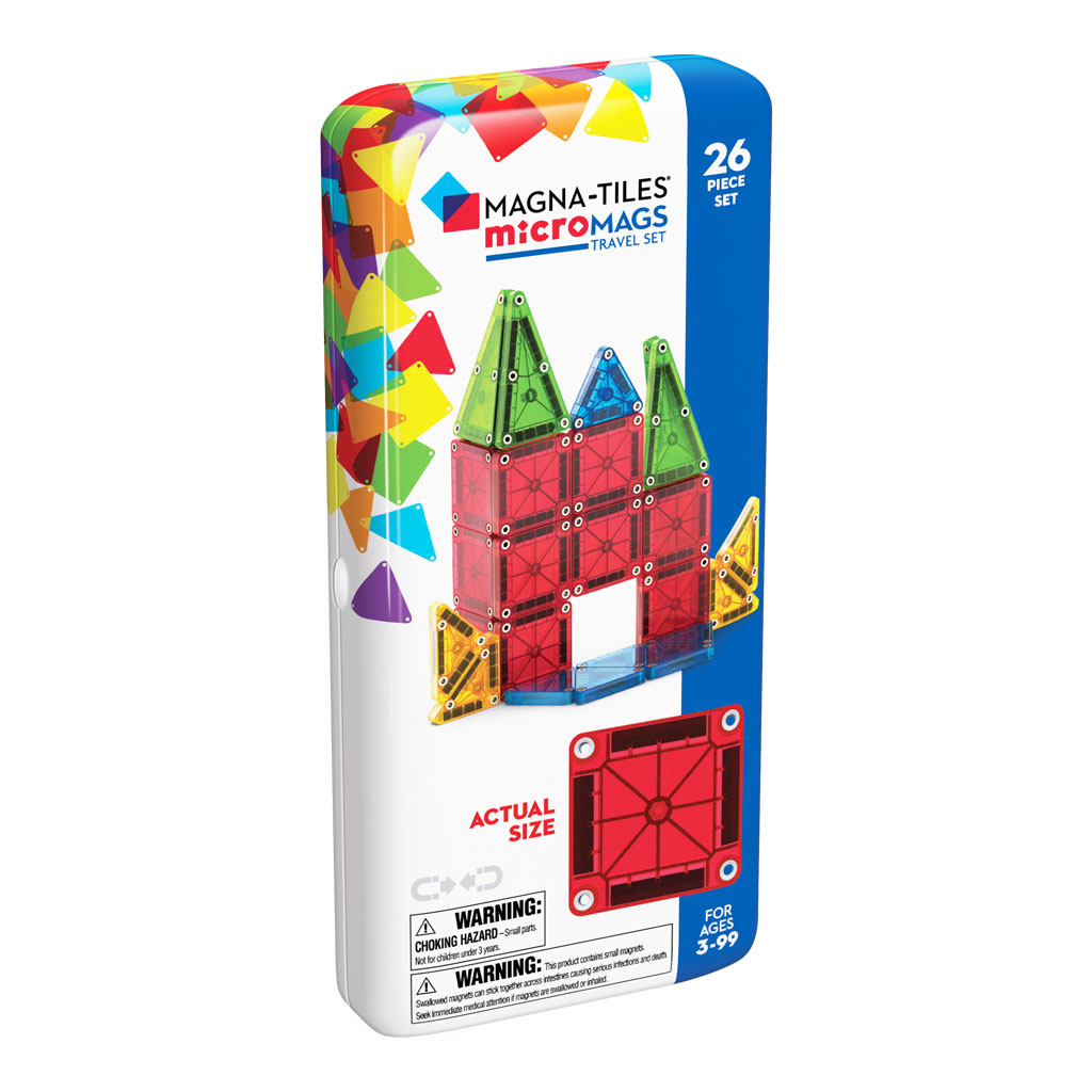 MAGNA-TILES® MicroMAGS 26 Piece Travel Set