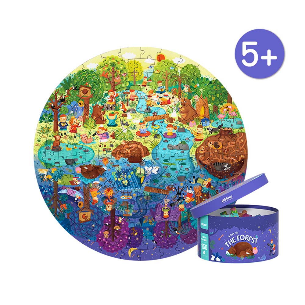 Mideer – A Day In The Forest Puzzle – 150 pcs