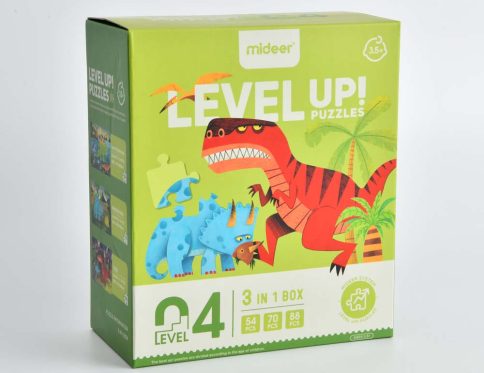 Level Up Puzzles – Dino (3 in 1) Level 4