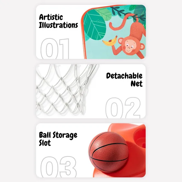 Mideer - 3-in-1 Basketball Hoop (6)