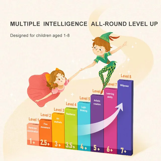 Mideer - 4-in-1 Level Up Puzzles Animals - Level 2 (5)