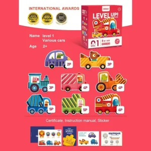Mideer - 8-in-1 Level Up Puzzles Traffic - Level 1 (2)
