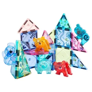 Mideer - Colorful Magnetic Tiles 40 pcs (1)