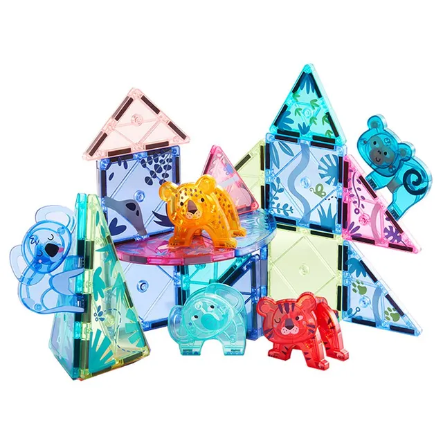 Mideer - Colorful Magnetic Tiles 40 pcs (1)