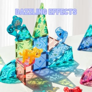 Mideer - Colorful Magnetic Tiles 40 pcs (10)