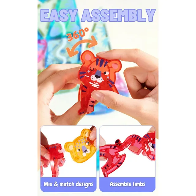 Mideer - Colorful Magnetic Tiles 40 pcs (13)