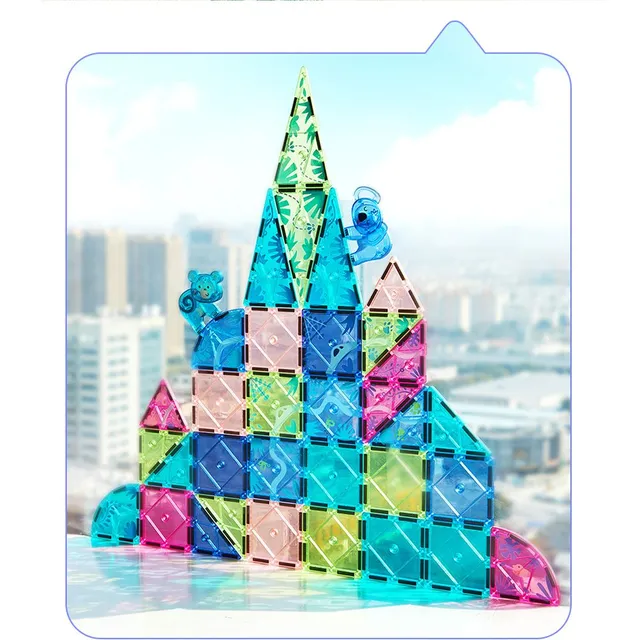 Mideer - Colorful Magnetic Tiles 40 pcs (2)
