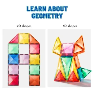 Mideer - Colourful Magnetic Tiles - 60pcs (5)